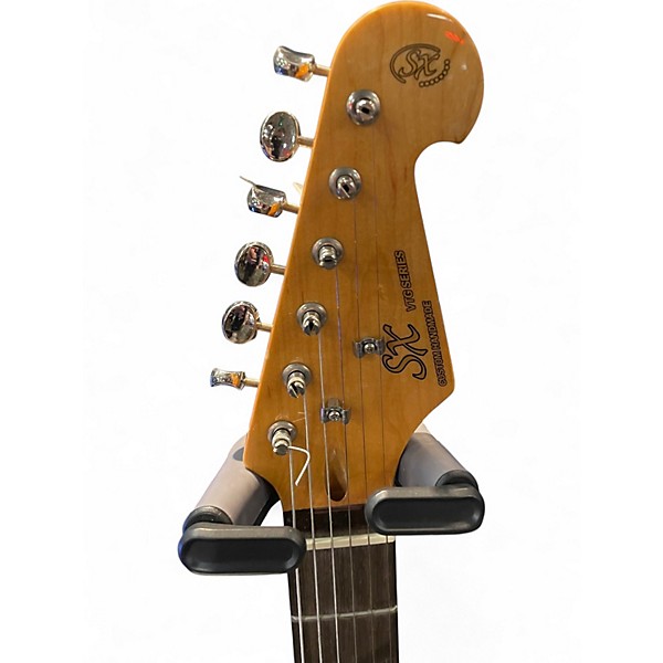 Used SX VTG STRAT Black Solid Body Electric Guitar