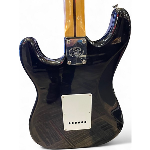 Used SX VTG STRAT Black Solid Body Electric Guitar