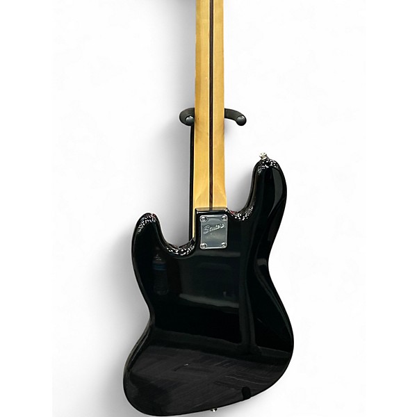 Used Squier Affinity Jazz Bass Black Electric Bass Guitar
