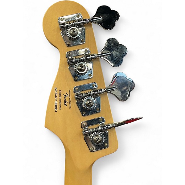 Used Squier Affinity Jazz Bass Black Electric Bass Guitar