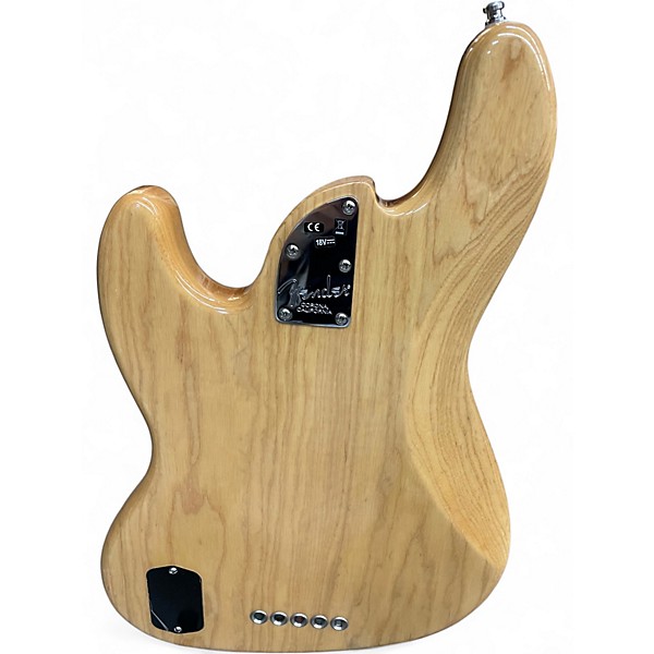Used Fender American Elite Jazz Bass 5 String Natural Electric Bass Guitar