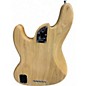 Used Fender American Elite Jazz Bass 5 String Natural Electric Bass Guitar