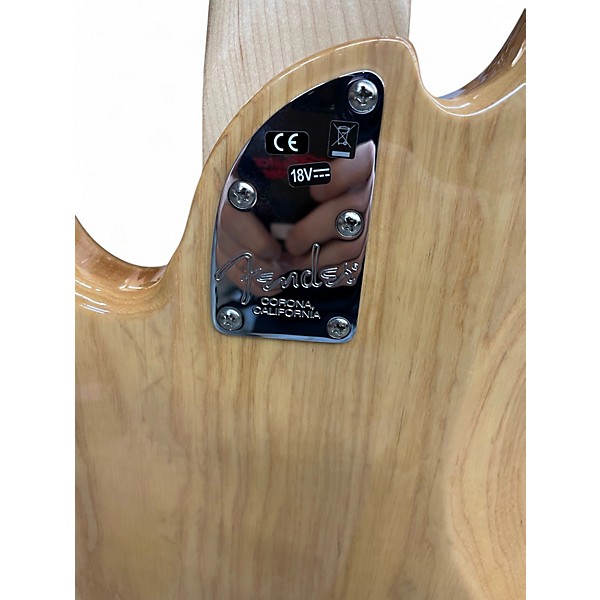 Used Fender American Elite Jazz Bass 5 String Natural Electric Bass Guitar