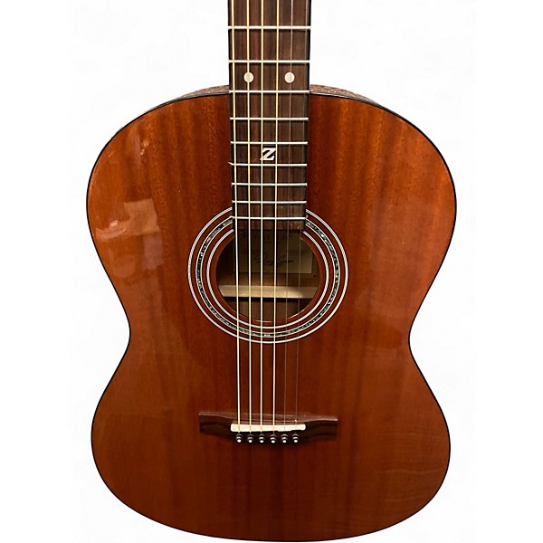 Used Zager Parlor Mahogany Natural Acoustic Electric Guitar