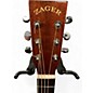 Used Zager Parlor Mahogany Natural Acoustic Electric Guitar