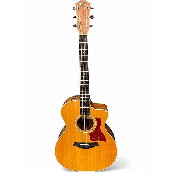 Used Taylor 214CE Natural Acoustic Electric Guitar