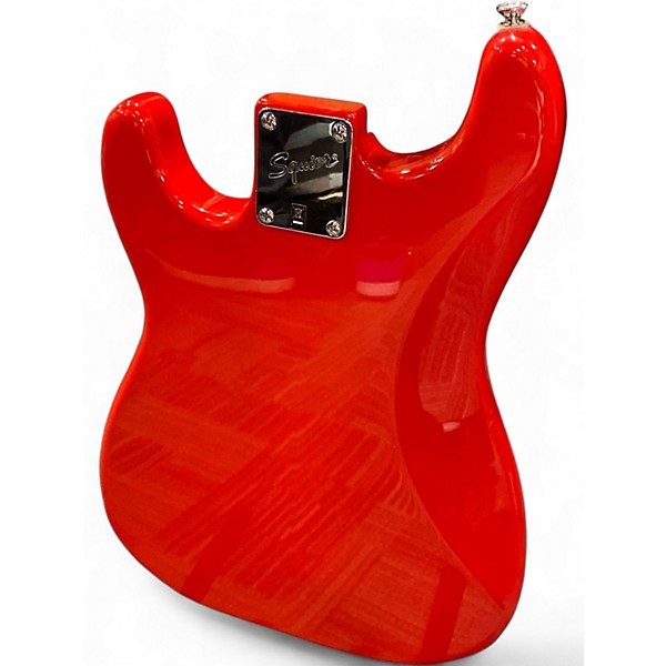 Used Squier Mini Red Solid Body Electric Guitar