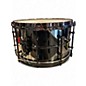 Used Ludwig 14in Universal Series Black Brass Snare Drum With Chrome H Black Chrome Drum thumbnail