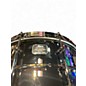 Used Ludwig 14in Universal Series Black Brass Snare Drum With Chrome H Black Chrome Drum