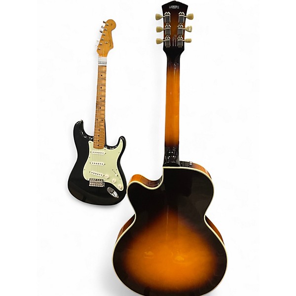 Used Cort Yorktown 2 Color Sunburst Hollow Body Electric Guitar