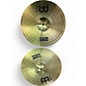 Used MEINL 14in HCS Hi Hat Pair Cymbal thumbnail