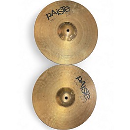 Used Paiste 14in 201 Bronze Hi Hats Cymbal