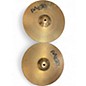 Used Paiste 14in 201 Bronze Hi Hats Cymbal thumbnail
