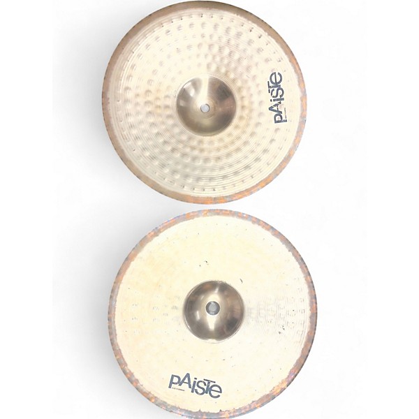 Used Paiste 14in 201 Bronze Hi Hats Cymbal