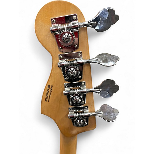 Used Squier Precision Bass Gold Electric Bass Guitar
