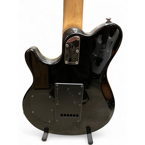 Used Sterling AX3 SUB AXIS BLUE QUILT Solid Body Electric Guitar