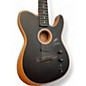 Used Fender American Acoustasonic Telecaster Black Acoustic Electric Guitar