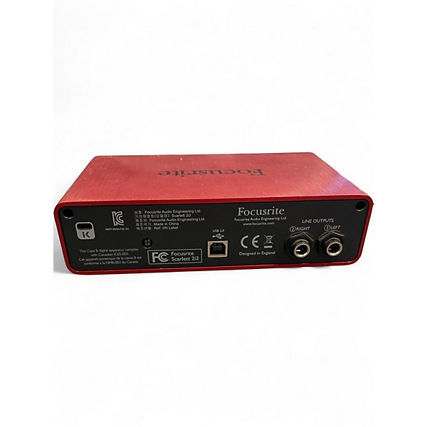 Used Focusrite Scarlett 2i2 Gen 2 Audio Interface