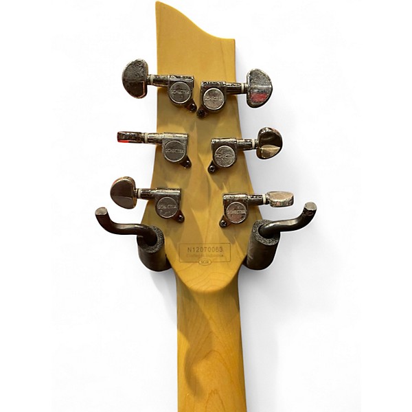 Used Schecter Guitar Research Diamond Series C-1 Plus Trans Black Solid Body Electric Guitar