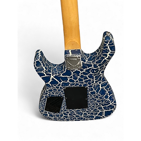 Used Dean FIRECRACKLE BLUE CRACKLE  Solid Body Electric Guitar