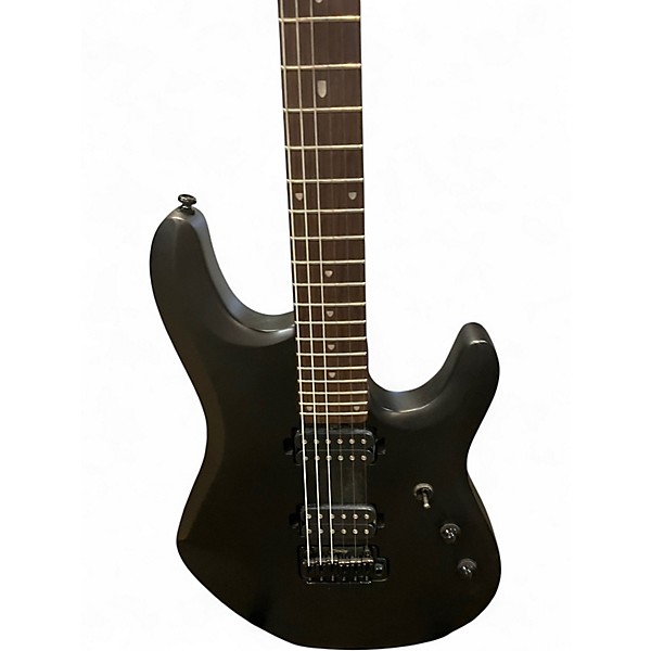 Used Sterling by Music Man JP60 STEALTH BLACK Solid Body Electric Guitar