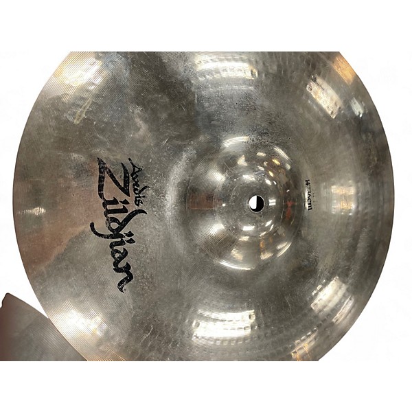 Used Zildjian 14in A Custom Hi Hat Pair Cymbal
