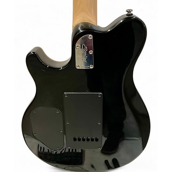 Used Sterling by Music Man Sub AX3 Axis Blue Solid Body Electric Guitar