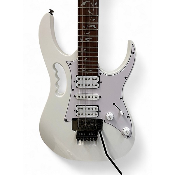 Used Ibanez JEMJR White Solid Body Electric Guitar