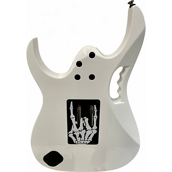 Used Ibanez JEMJR White Solid Body Electric Guitar