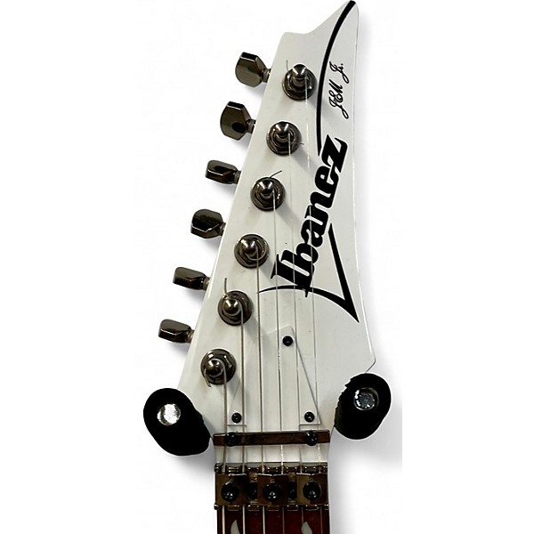 Used Ibanez JEMJR White Solid Body Electric Guitar
