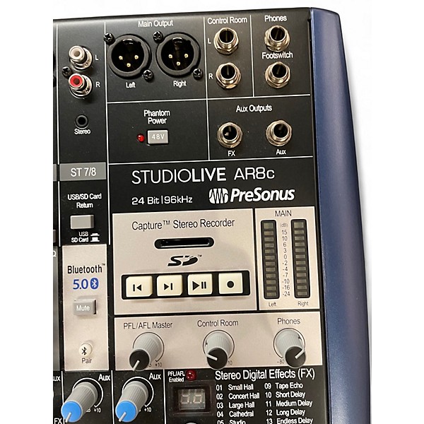 Used PreSonus STUDIOLIVE AR8C Unpowered Mixer