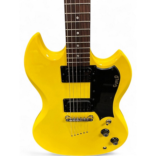 Used Guild Polara Voltage Yellow Solid Body Electric Guitar