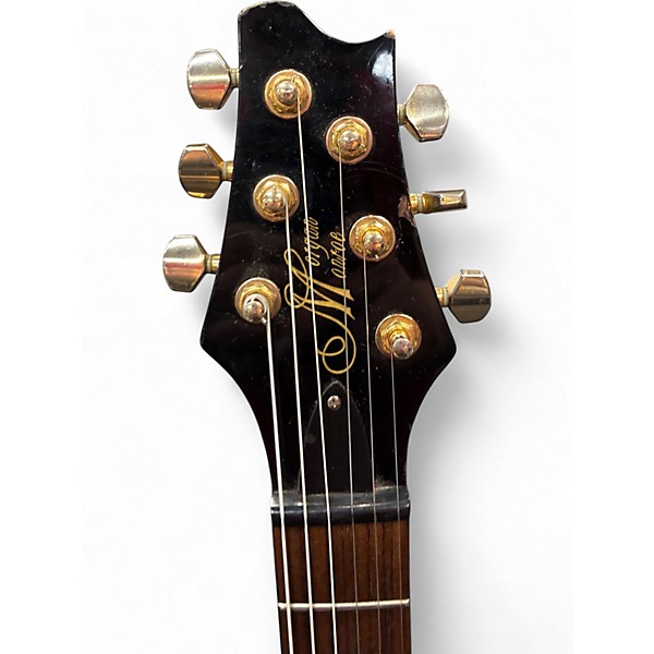 Used Morgan Monroe Tempest Blue Solid Body Electric Guitar