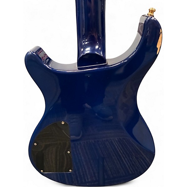 Used Morgan Monroe Tempest Blue Solid Body Electric Guitar