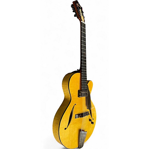 Used 2024 Lombardozzi 14 1/2  Natural Hollow Body Electric Guitar