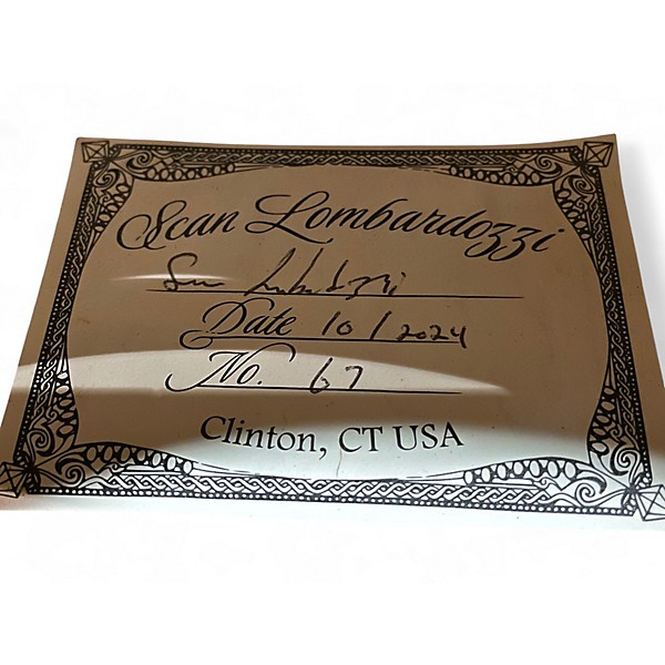 Used 2024 Lombardozzi 14 1/2  Natural Hollow Body Electric Guitar