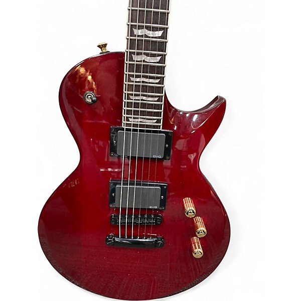 Used 2005 ESP LTD EC400 Red Solid Body Electric Guitar