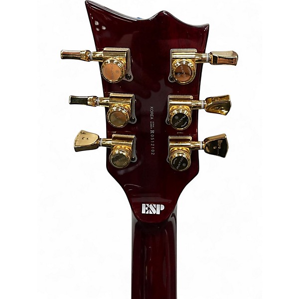 Used 2005 ESP LTD EC400 Red Solid Body Electric Guitar