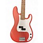 Used 2024 Squier Precision Bass Satin Red Electric Bass Guitar