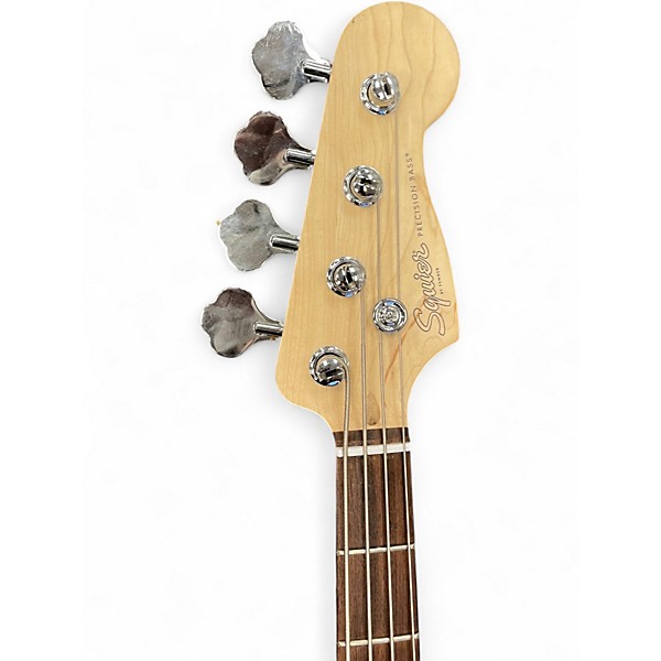 Used 2024 Squier Precision Bass Satin Red Electric Bass Guitar