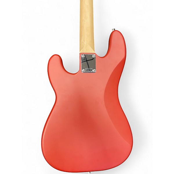 Used 2024 Squier Precision Bass Satin Red Electric Bass Guitar