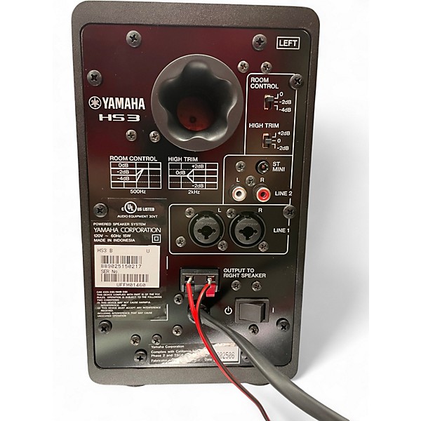 Used Yamaha HS3 Pair Powered Monitor