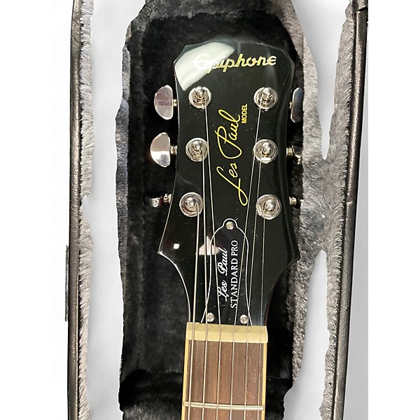 Used Epiphone Les Paul Standard Pro Sunburst Solid Body Electric Guitar