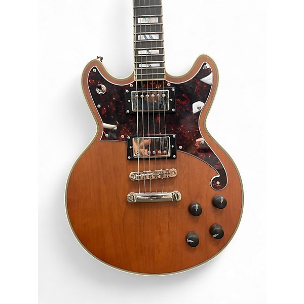 Used D'Angelico Deluxe Brighton Natural Solid Body Electric Guitar