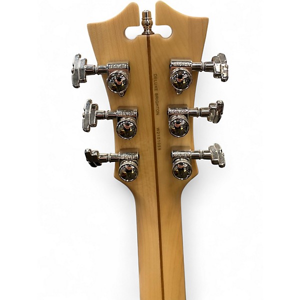 Used D'Angelico Deluxe Brighton Natural Solid Body Electric Guitar
