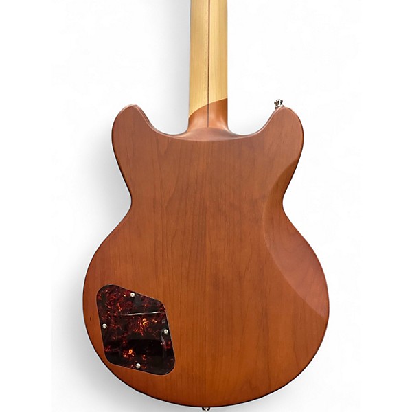 Used D'Angelico Deluxe Brighton Natural Solid Body Electric Guitar