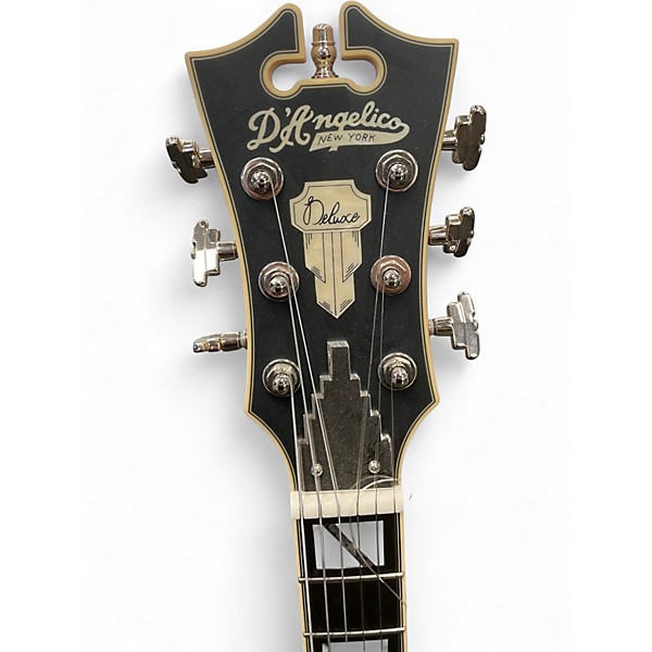 Used D'Angelico Deluxe Brighton Natural Solid Body Electric Guitar