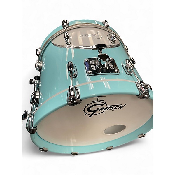 Used Gretsch Drums 4 Piece Renown 57 Motor City Blue Drum Kit