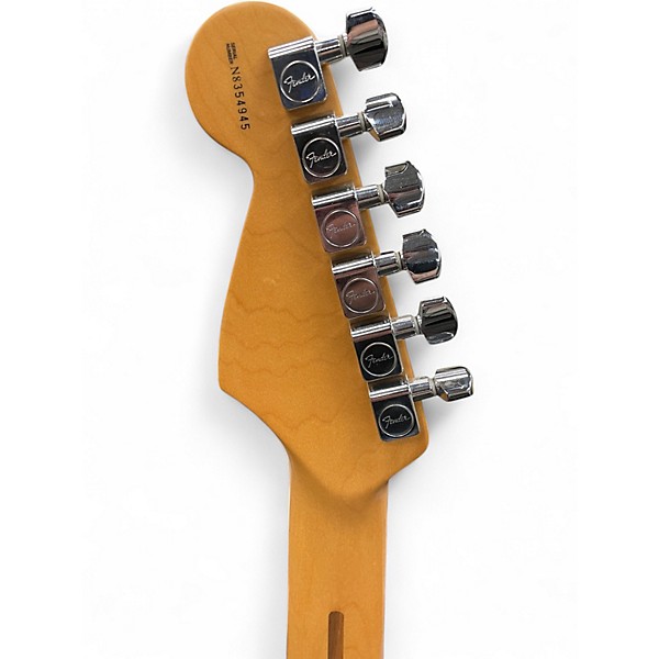 Used Fender American Standard Stratocaster Olympic White Solid Body Electric Guitar