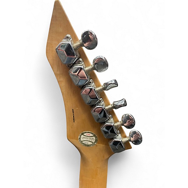 Used B.C. Rich Bronze Series Warlock BLUE Solid Body Electric Guitar